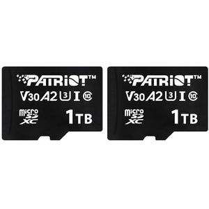 Patriot VX Series 1 TB Micro SDXC V30 A2 UHS-I U3 4K UHD Memory Card 2 Pack - PSF1TBVX32MCX2