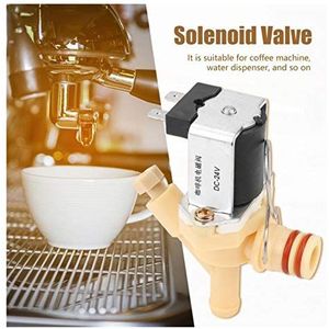 Magneetventiel NC/normaal DC24V Normaal Electric Solenoid Valve Water Valve koffiemachine Slijtvast en corrosiebestendig