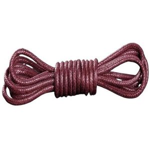 Platte schoenveters, Gewaxt Katoen Ronde Veters Lederen Schoenen Kant Waterdichte Schoenveters Heren Laarzen Schoenveter Shoestring Accessoires(Purple Red,100cm)