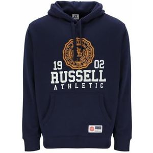 Russell Athletic ATH 1902 Herentrui met capuchon, marineblauw