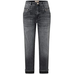 MAC Rich Carrot Light Authentic Denim dames jeans Fancy antraciet wash art.nr. 0389L261090 D955*, grijs, 36W x 28L