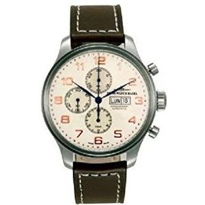 Zeno-Watch Heren Horloge - OS Retro Chronograaf Day-Date - 8557TVDD-f2, riem