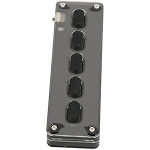 Bluetooth-toetsenbord, programmeerbaar laboratoriumtoetsenbord met dual-mode-verbinding zwart