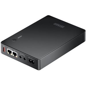 Mini UPS met Gigabit POE voor router, modem, bewakingscamera, ingang AC uitgang 5 V USB 12 V DC en 48 V ~ 55 V POE++