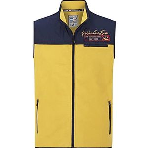 Jan Vanderstorm Heren Fleecebodywarmer Vilem Yellow, 3Xl (Xxxl) - 64/66