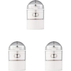 3 Set van Pill Crusher Pulverizer Grinder Med en Vitamine Breaker Geneeskunde Divider Wit, 3x1.7x1.2 inch