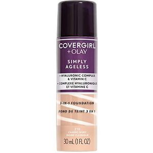 COVERGIRL Simply Ageless 3-in-1 Liquid Foundation - Classic Ivory 210