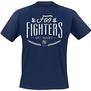 Foo Fighters 100% Organic TS, donkerblauw, M