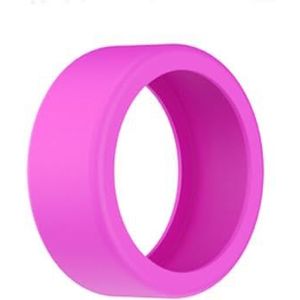 Siliconen Smart Ring Cover voor Oura Ring Gen 3 Buiten Workout Shockproof Smart Ring Elastische Skin Case Krasbestendige Mouw (glow-in-the-dark rose)
