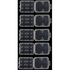 5 stks Clear Plastic Geheugenkaart voor Case voor SD Micro SD T-Flash Card