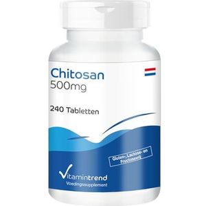 Chitosan 500mg - 240 tabletten - vetblokker - koolhydratenblokker | Vitamintrend®