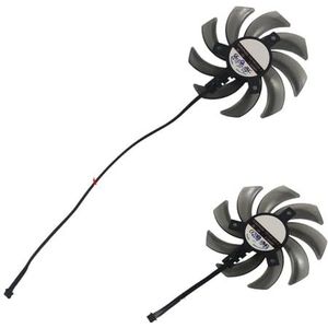 2 stuks GA91S2U, FDC10H12S9-C, grafische kaartventilator, GPU-koeler, voor GAINWARD RTX 2070 8GB GDDR6, voor 2060(5.5mm Plug FDC10H12)