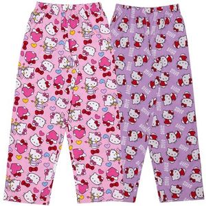 Hello Kitty, pyjama broek voor meisjes, Roze, 11-12 Jaar
