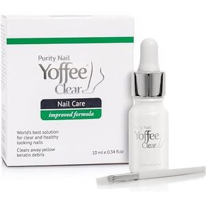 Yoffee Clear Nail Care - Nagel Schimmelbehandeling 10 ml - Anti-Schimmel Oplossing voor Teennagel en Vingernagel - Onychomycose-Behandelingsmiddel - met antibacteriële Tea Tree olie en Bio Arganolie