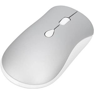 BROLEO Draadloze muis 2.4G draagbare ultradun oplaadbaar 2400 dpi laptop (zilver)