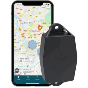 TRAKmy Maxi-GPS-tracker: 5 jaar batterijduur + 1 jaar gratis + zonder simkaart + zonder bedrading. Auto, boot, aanhanger, camper - BTP: bouwplaatsuitrusting