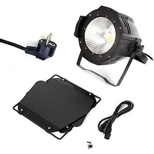Audience, 2-in-1 COB led-schijnwerper, podiumverlichting, lichteffect, DMX spot, discolicht, DJ, stroboscooplamp, PAR voor DJ, disco, stage, party, wit, warmwit (200 W)