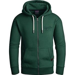 Grin&Bear Hoodie GEC603 Sweatjack voor heren, groen, L
