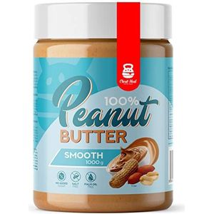 Cheat Meal Peanut Cream 100% Pakket van 1 x 1000g - Pindakaas - Zonder Extra -100% Geroosterde Pinda's (Smooth)