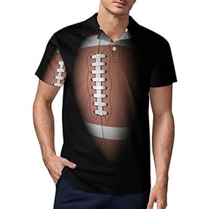 American Football Rugby Heren Golf Polo-Shirt Zomer T-shirt Korte Mouw Casual Sneldrogende Tees M