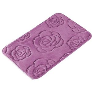 1 st Rose Vloermat Badkamer Wateropname Antislip Mat Badkamer Deurmat Slaapkamer Tapijt Vloermat Badmat Douchematten (Color : R, Size : 400MMx600MM)