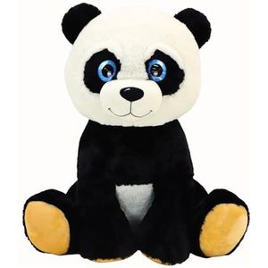 Giraffe knuffel bruin/creme staand 50 cm - handgemaakt pluche Giraffe knuffel bruin/creme staand 50 cm - handgemaakt pluche