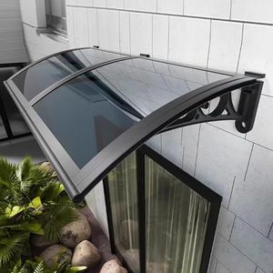 Deurluifel - Donkergrijs - Afdak voor Voordeur - 60/80/100/120/150 cm Breedte Optioneel - UV-bescherming