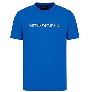 Emporio Armani T-shirt met korte mouwen voor heren merk model Gemaakt van, Blauw, XL