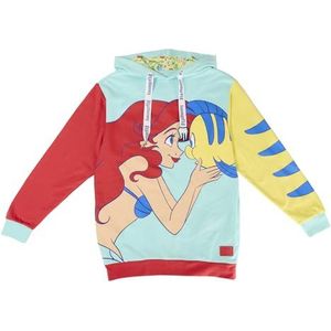 Loungefly Disney The Little Mermaid 35th Anniversary Ariel and FLOUNDER Unisex Hoodie XL