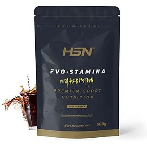 HSN Evostamin | voorverwijderaar zonder cafeïne | bevat geen stimulerende stoffen | met creatine + bèta-alanine + citrulina + nitraat | no-GMO, glutenvrij, lactosevrij | cola-smaak | 500 g