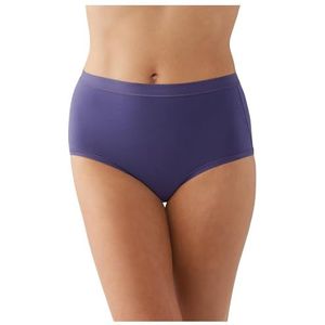 Wacoal Understated Cotton Brief Panty Slips, donkerblauw, maat L dames, Donkerblauw, L