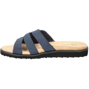 Easy Street Skai Slide Sandaal voor dames, marineblauw, maat 7 UK, marineblauw, 7 UK X-Wide