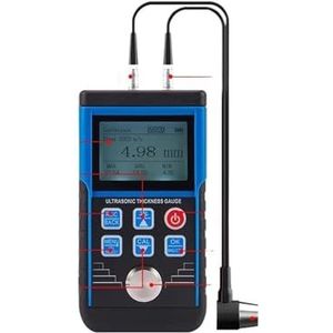 Volledig intelligente hightech ultrasone diktemeter for auto's Metaalmeters Lakdiktemeter Meting 1-350 mm Geschikt