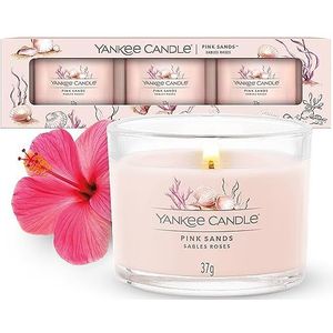 Yankee Candle Filled Votive 3-pack - Pink Sands