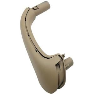 Auto Handvat Binnenkant Deurklink Voor W203 C-Klasse 2038101551 Zwart Beige Grijs Auto Voor Achter Binnenkant Binnendeur Trekstang Draaghoezen Handgrepen Bekleding(Rear Beige Left)