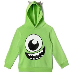 Disney Pixar Monsters Inc Mike Wazowski Little Boys Costume Fleece Hoodie Ears 6-6X Green
