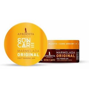 Afrodita Cosmetics Sun Care Bruiningsversneller voor jam, voor snelle en intensieve bruining, 100% bruine huid, rijke textuur, olieachtige crèmeformule