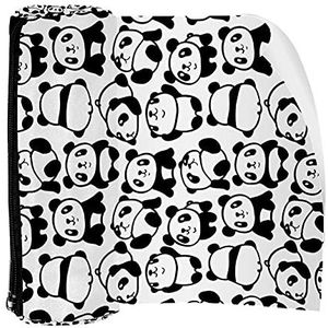 Potlood Case Pen Tas Houder met Rits Coin Organizer Tassen Make-up Cosmetische Pouch voor Vrouwen Tiener Meisjes Jongens Kinderen, Rood en Groen Plaid Witte Lijn