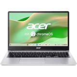 Acer - Chromebook 15 - Notebook - Zilver - 15,6 Inch - Intel Celeron N5100 - 4 GB RAM - 128 GB Opslag