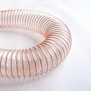 PU Polyurethaan Flexibele Slang, PU-polyurethaanslang for stofafzuiging, luchtkanaal, vacuüm, houtbewerking, 3, ft, meerdere maten(42mm/0.93mm)