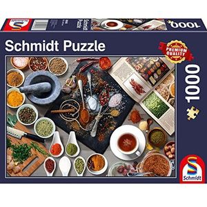 Schmidt Games 58948 kruiden, 1000 delen puzzel, kleurrijk