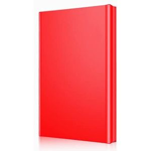 Metalen Externe Harde Schijf Hdd 320g/500g/1tb, Draagbare 2,5 inch Backup Opslag, Geschikt voor Desktop Computers, Ps4, Xbox, Slimme Telefoons, Laptops, Smart Tvs (320 GB, Rood)