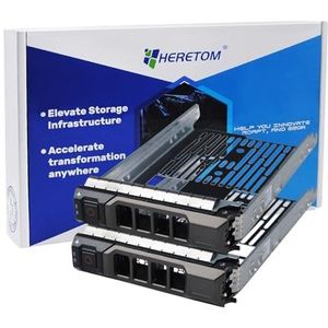 Pack-2, harde schijf lade Caddy F238F 0F238F voor Dell Poweredge Series 11/12/13 Generatie modellen 3,5"" SAS/SATA R430, R530, R730, T430, T630, R420, R520, R720, T420, T620, R410, R510, R710, T410, T610