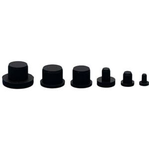 Siliconenplug Rubber Stop Gat Stop 2,7 mm-17 mm mannelijke gatdoppen T-type plugafdichting stop stofdichte meubelschroefgaten (kleur: rood, maat: 12.5MM_20PCS) (kleur: rood, maat: 11MM-10PC (Color :