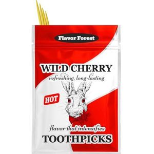 Flavor Forest Wilde kersensmaak kaneel tandenstokers-100Ct