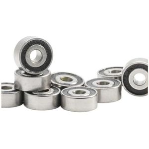 MR62 ZZ lager 2 x 6 x 2,5 mm 10 stuks MR62ZZ MR62RS handstuk lagers voor videokaart hoge snelheid voor motor (MR62rs zwart)