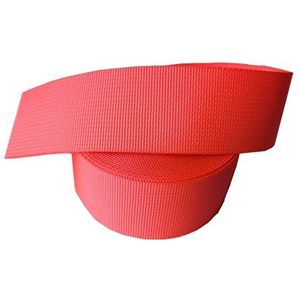 DTKJ 25mm Nylon Webbing Strap,Lint Band Band Band Hond Kraag Rugzak Knapsack Riem DIY Accessoires, ORANJE, 38mm,