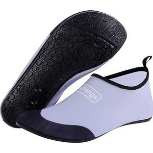 Waterschoenen for dames en heren, instappers for blote voeten, aqua yogasokken for zwemmen, zwembad, strand, surfen, rivier(7,Xxl-1 pair)