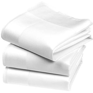 Zakdoeken voor heren, premium stof, 100% gekamd katoen, 45 cm x 45 cm, 3 stuks, model A01, gesorteerd, 45cm x 45cm