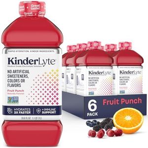 Kinderlyte | Schone pediatrische elektrolytoplossing | Doktersformule voor snelle rehydratatie | Geen kunstmatige zoetstoffen, kleuren of smaken | Kindvriendelijke smaak (fruitpunch, 6-Pack)